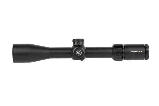 Vortex Optics 4-16x44mm Diamondback Tactical scope has a smooth adjustment ring and tactical style turrets.